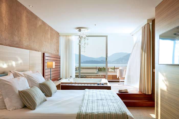 Mountain and sea views at Maestral Resort & Casino